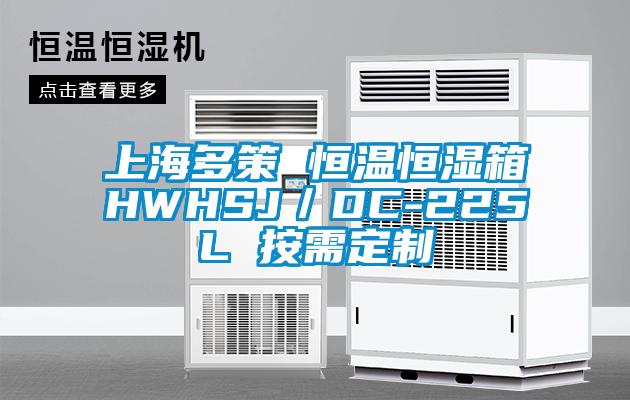 上海多策 恒溫恒濕箱HWHSJ／DC-225L 按需定制