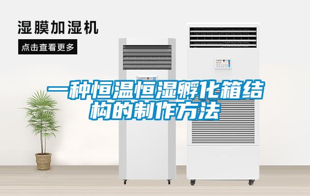 一種恒溫恒濕孵化箱結構的制作方法