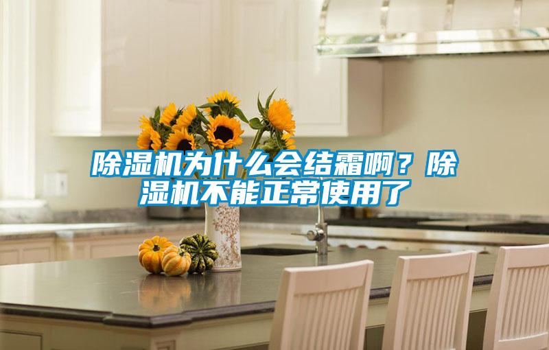 除濕機為什么會(huì )結霜??？除濕機不能正常使用了