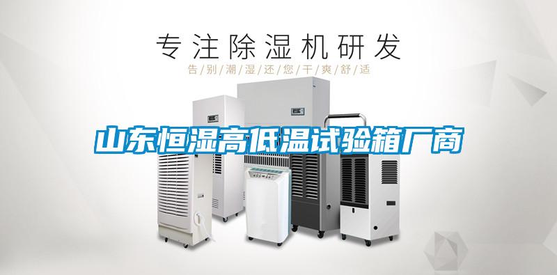山東恒濕高低溫試驗箱廠(chǎng)商