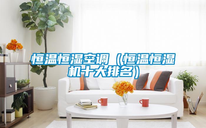 恒溫恒濕空調（恒溫恒濕機十大排名）