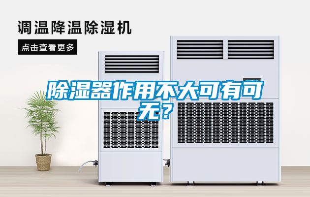 除濕器作用不大可有可無(wú)？