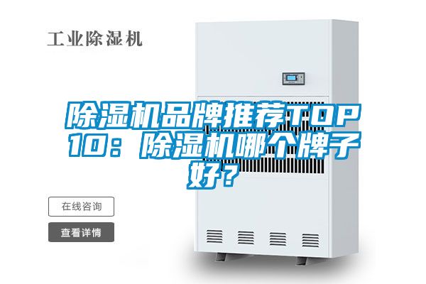 除濕機品牌推薦TOP10：除濕機哪個(gè)牌子好？